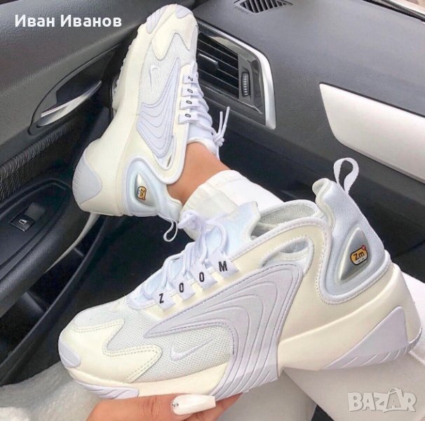 маратонки Nike Zoom 2K White Silver 2021 номер 37,5-38 , снимка 1