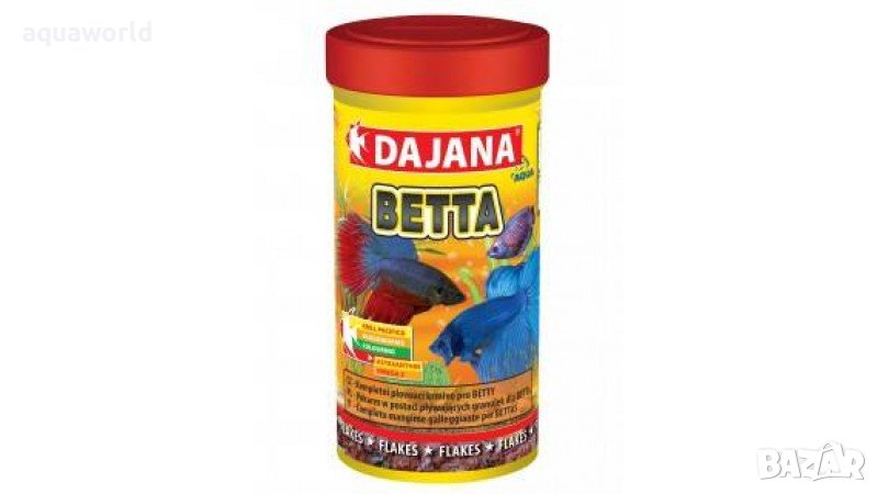 "ПРОМОЦИЯ"  Храна на люспи за Бети Dajana Pet Betta - 100mL/25g, снимка 1