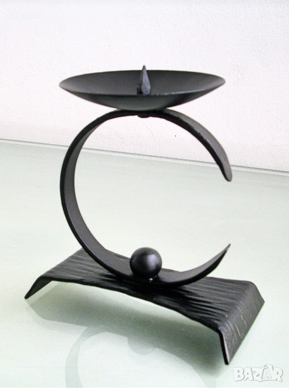 Свещник ковано желязо, снимка 1