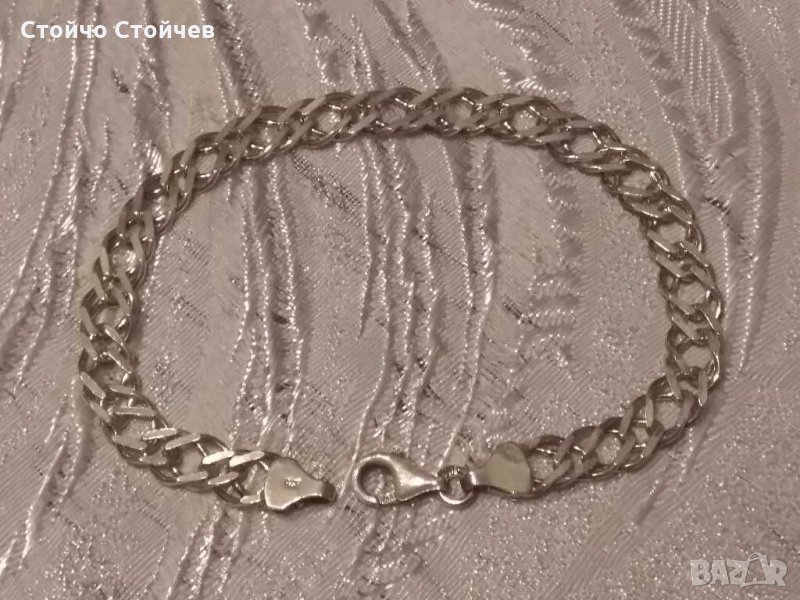 Нова уникална Сребърна гривна, снимка 1