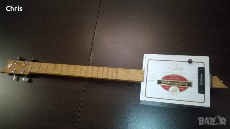 Китара от кутия за пури , снимка 1