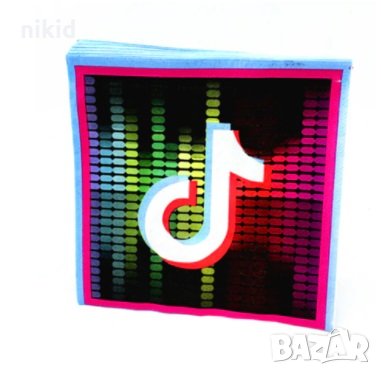 Tik Tok Тик Ток 10 шарени парти салфетки рожден ден, снимка 1