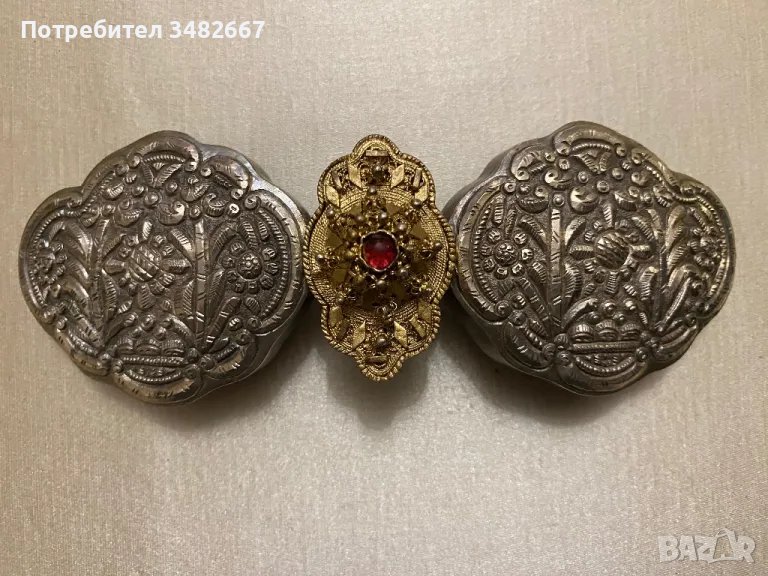 Сребърна автентинча пафта, снимка 1