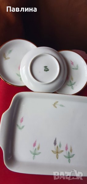 Комплект баварски порцеланови чинии , снимка 1