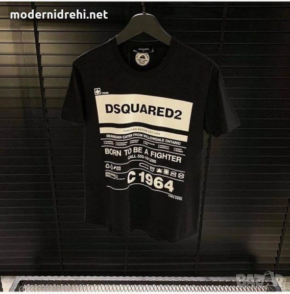 Мъжка тениска Dsquared2 черна, снимка 1
