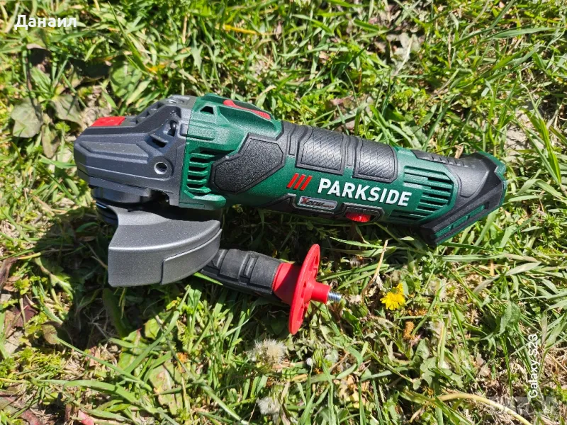 Акумулаторен ъглошлайф Parkside PWSA 20-Li F4, снимка 1
