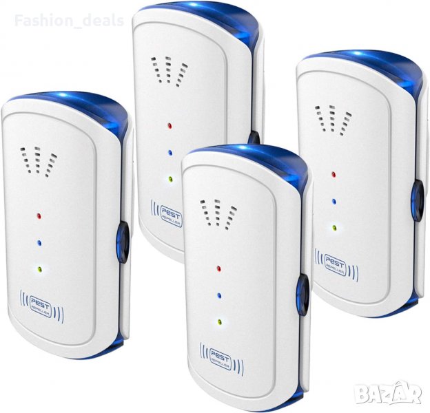 4 броя Ултразвуков уред отблъскващ вредители-комари, мишки, насекоми, снимка 1