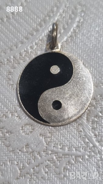 Оригинална сребърна висулка Ин Ян , снимка 1