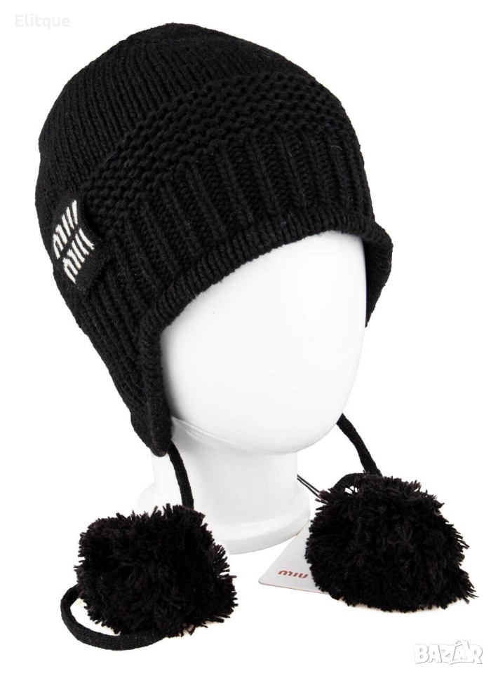 зимни плетени шапки miu miu , снимка 1