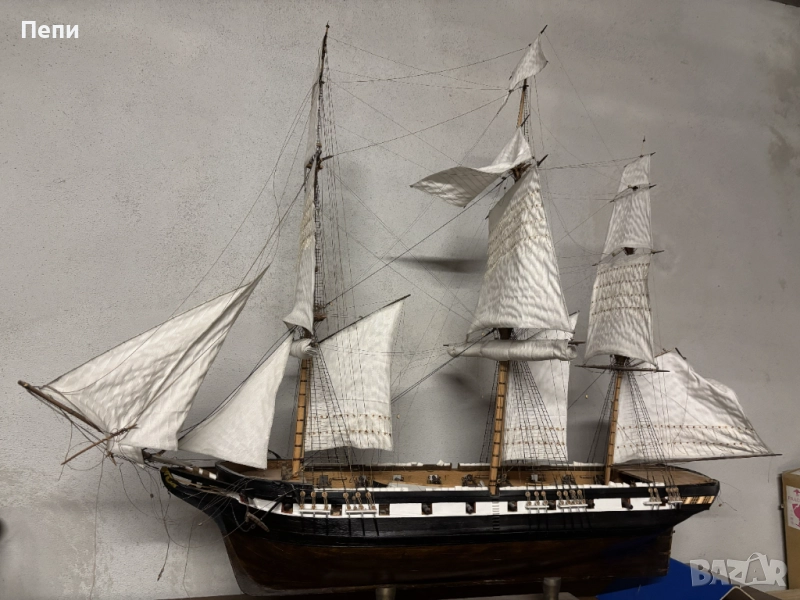 Макет на кораб - военна фрегата Менелай 1810 г., снимка 1