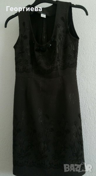 Луксозна рокля/ сукман в цвят тъмен шоколад, снимка 1