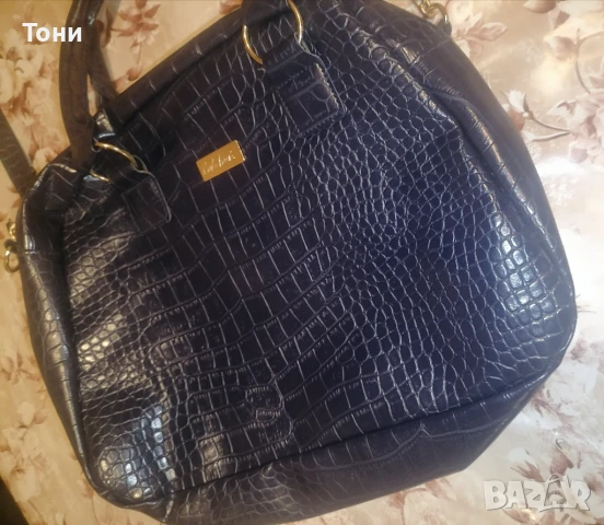 CARLA FAUSTINI Оригинал Нова Кожена Дамска Чанта , снимка 4 - Чанти - 50968270