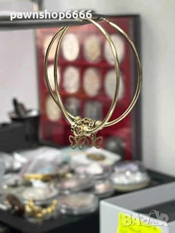 Златни обеци 14 карата 4,70 грама , снимка 3 - Обеци - 53228784