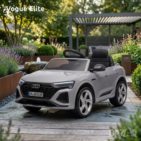 Детска акумулаторна кола Audi RS Q8 12V - Дистанционно управление, музика, LED светлини и амортисьор