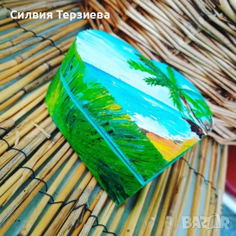 Уникална дървена кутия с форма на сърце и вътрешна декорация , снимка 2 - Декорация за дома - 50838097