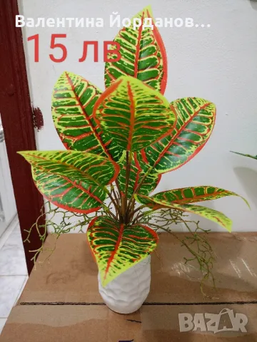 декорация със изкуствени цветя , снимка 3 - Изкуствени цветя - 49609412