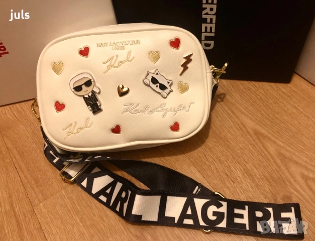 Karl Lagerfeld чанта и сникърси, снимка 15 - Чанти - 49242420