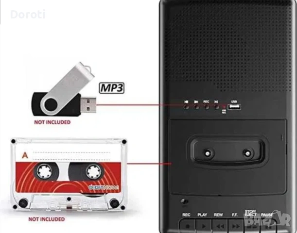 Mersoco Касетофон със запис, Walkman, USB флаш, аксесоари, снимка 3 - Аудиосистеми - 53909317