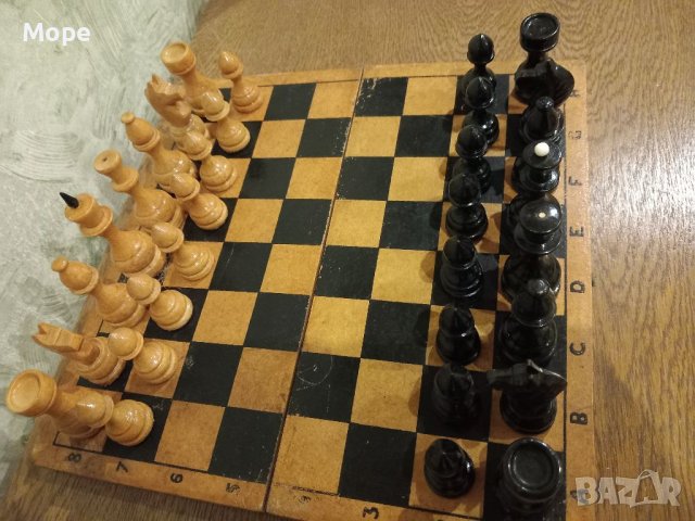 Шах с дървени фигури , снимка 4 - Шах и табла - 40219672