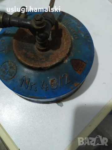 Стар немски бензинов котлон, снимка 2 - Антикварни и старинни предмети - 53205205