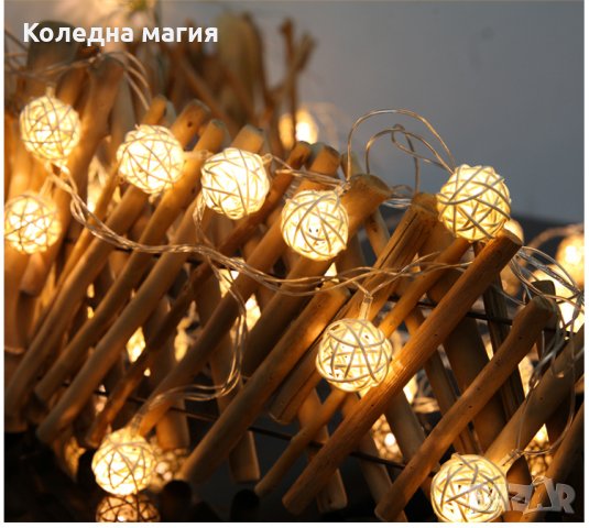 Коледни лампички декорация, снимка 3 - Други - 42462452