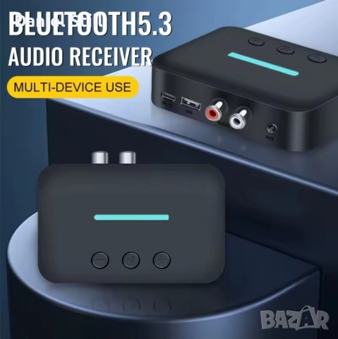 Безжичен Стерео Музикален USB Bluetooth 5.3 аудио приемник адаптер, снимка 3 - Друга електроника - 52033063