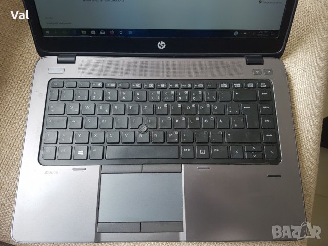 Лаптоп HP ZBook 14 - I7, 16GB, 512GB SSD - графична работна станция, снимка 5 - Лаптопи за работа - 31085331
