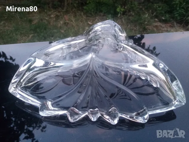 * Walther Glass * - кристална бонбониера, снимка 4 - Други - 55743753