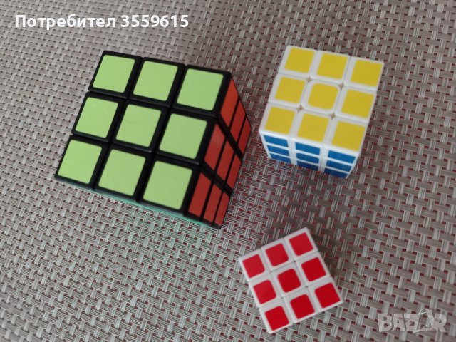 3 размера Кубчета на Рубик, снимка 3 - Други игри - 39083273