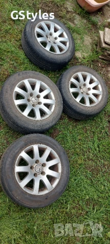 джанти с гуми 15, 5х112, 7j et 37 vw, audi 