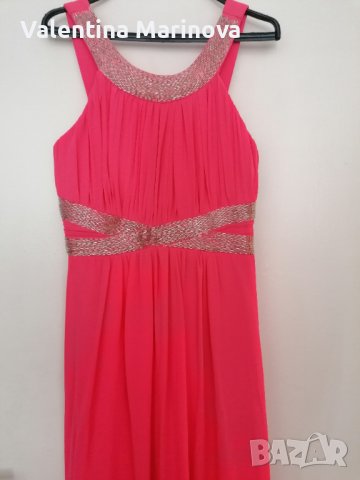 Официална дамска рокля, красива кройка, шифон, снимка 2 - Рокли - 37278062