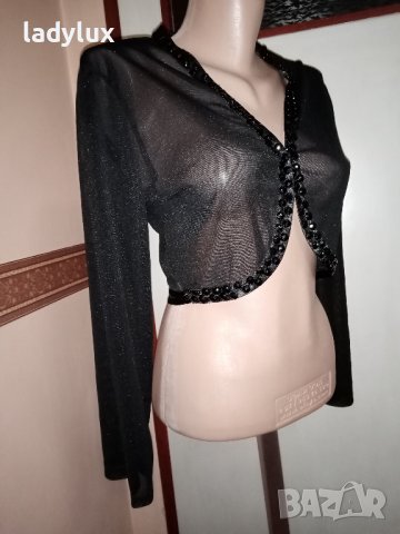 Елегантно Болеро, Размер S/M. Код 1730, снимка 8 - Жилетки - 36679956