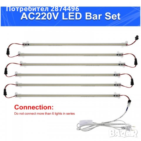 2798 Твърда LED лента за дискретно осветление, снимка 6 - Лед осветление - 35346282