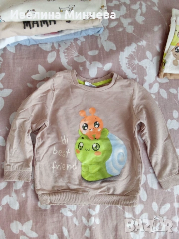 Пролетни дрехи,размер 86, снимка 5 - Бебешки блузки - 53882485