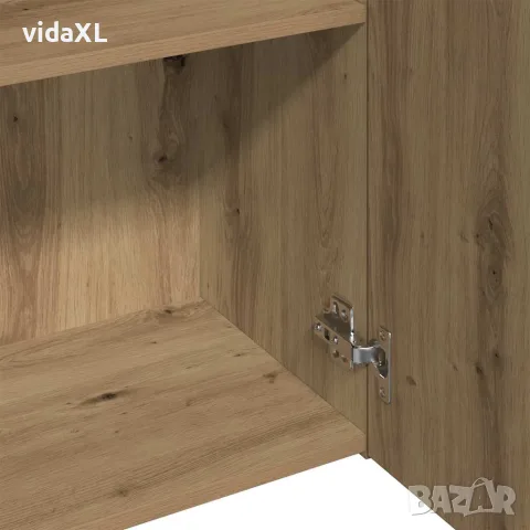 vidaXL Библиотека, дъб артизан, 60x32x190 см, инженерно дърво, снимка 7 - Етажерки - 56146985