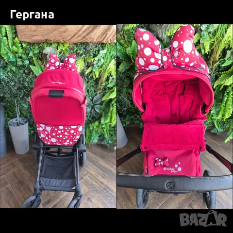 Количка Cybex Priam 4 Lux Jeremy Scott Petticoat Red, снимка 2 - Детски колички - 56156493