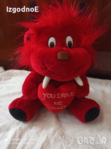 Плюшен влюбен дявол I love you , снимка 1