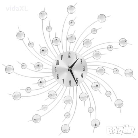 vidaXL Стенен часовник с кварцов механизъм(SKU:50643), снимка 1