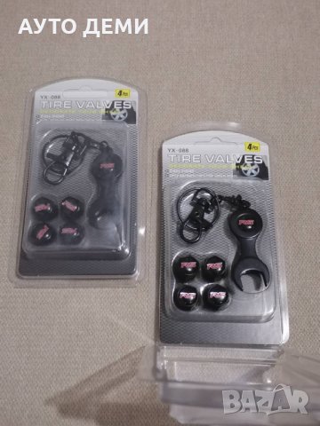 Високо качество капачки за вентили винтили с емблеми RS за кола автомобил мотор велосипед колело, снимка 2 - Аксесоари и консумативи - 35405503