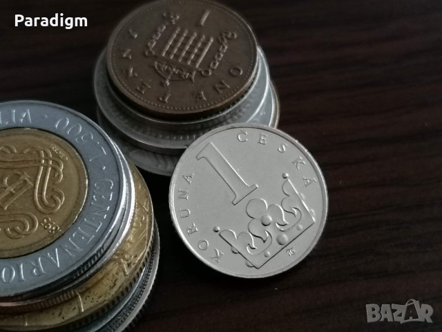 Монета - Чехия - 1 крона | 1994г.