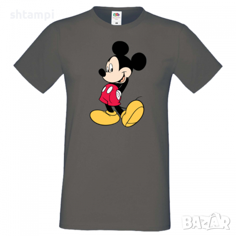 Мъжка тениска Mickey Mouse 10 Подарък,Изненада,Рожден ден, снимка 4 - Тениски - 36576565