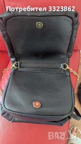 Дамска чанта от естествена кожа Musette , снимка 2 - Чанти - 56155255