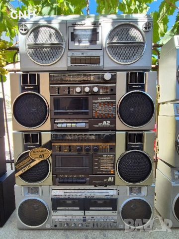 boombox Sharp, Hitachi, Sanyo, Lasonic , снимка 15 - Радиокасетофони, транзистори - 45081477