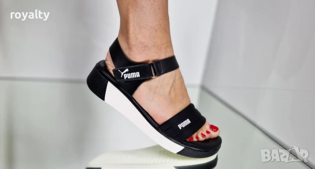 Puma черни дамски сандали , снимка 7 - Сандали - 51241357