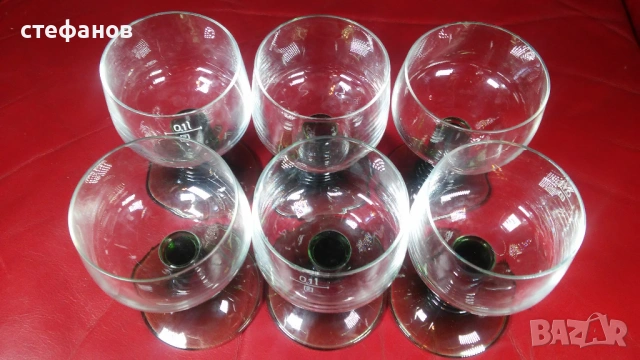 Чаши за концентрат, френски кристал, 100 мл, 6 бр, снимка 3 - Чаши - 54174411