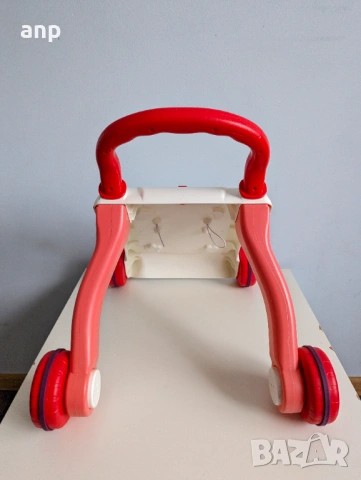 Проходилка Walker Baby 4в1 Розова | Като нова, снимка 4 - Проходилки - 53305997
