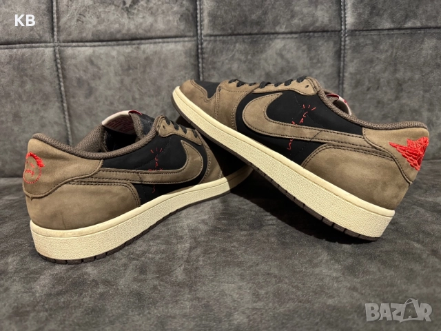 Jordan 1 Retro Low OG SP Travis Scott Mocha., снимка 5 - Маратонки - 52045244