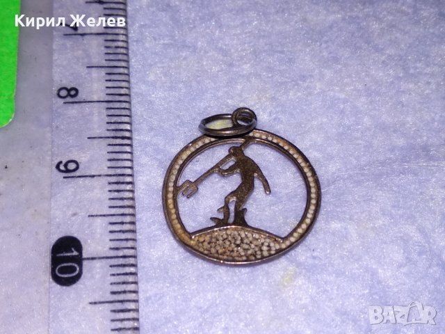 ФИГУРАЛЕН СРЕБЪРЕН АРТ ПЕНДАНТ КОВАНО СРЕБРО 925 МЕДАЛЬОН МОРСКА ТЕМАТИКА МАЙСТОРСКА ИЗРАБОТКА 26197, снимка 9 - Колиета, медальони, синджири - 39226444