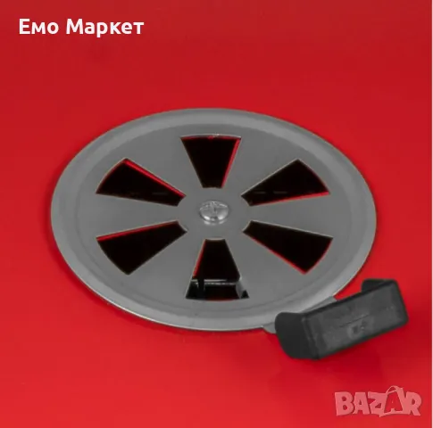 Барбекю Muhler, червено с капак, 40x40cm, снимка 7 - Барбекюта - 49923415