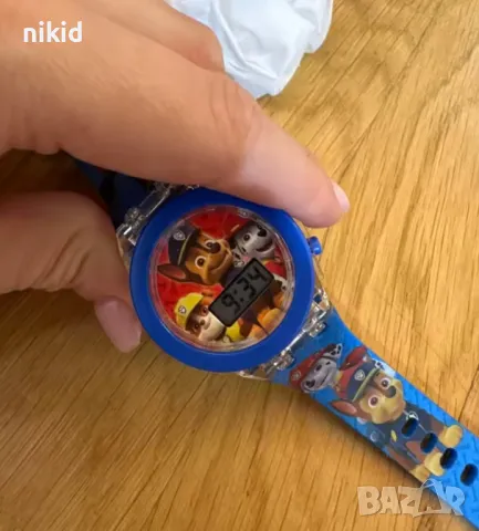 син светещ Пес Патрул pes paw patrul детски ръчен електронен дигитален часовник, снимка 2 - Детски - 49802299